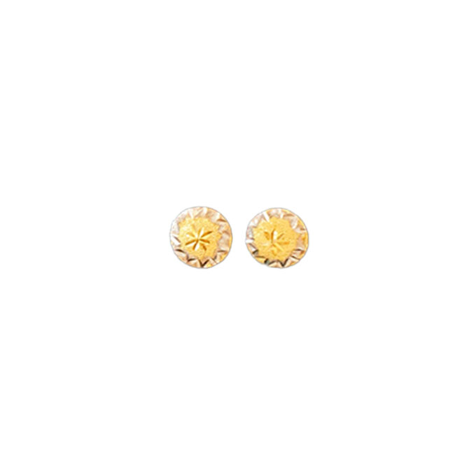 Gold Studs - Round Shape