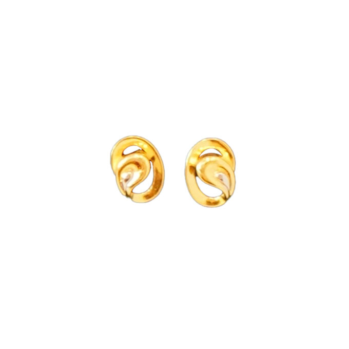 Gold Studs - Ear Shape