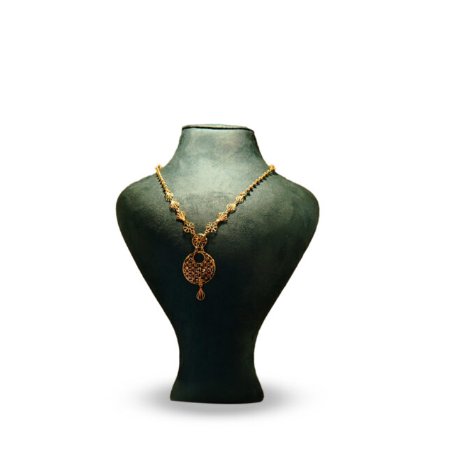 Bengali Necklace With Round Locket